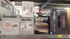 QUANTITY OF KITCHEN & APPLIANCES ITEMS TO INCLUDE BREVILLE DIAMONDXPRESS STEAM IRON | 3100 W | 200G STEAM SHOT | MULTI-DIRECTIONAL DIAMOND CERAMIC SOLEPLATE | 400 ML EASY-FILL WATER TANK WHITE & ROSE