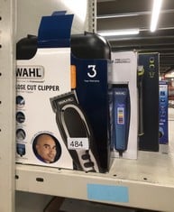 QUANTITY OF HEALTH & BEAUTY ITEMS TO INCLUDE WAHL COLOUR PRO CORDED CLIPPER, HEAD SHAVER, MEN'S HAIR CLIPPERS, COLOUR CODED GUIDES, FAMILY AT HOME HAIRCUTTING: LOCATION - D RACK