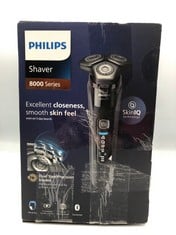 PHILIPS SHAVER SERIES 8000 WET AND DRY ELECTRIC SHAVER FOR MEN WITH SKINIQ (MODEL S8696/35).: LOCATION - A RACK