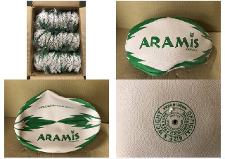 QUANTITY OF ARAMIS PREMIER RUGBY BALLS, APPROX 25 BALLS: LOCATION - D RACK