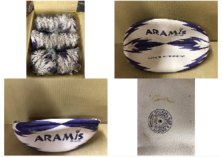 QUANTITY OF ARAMIS PREMIER RUGBY BALLS, APPROX 25 BALLS: LOCATION - D RACK