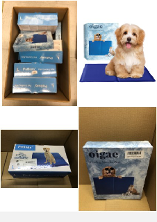 QUANTITY OF ASSORTED ITEMS TO INCLUDE PETISAY DOG COOLING MAT(90 * 50CM) - PRESSURE-ACTIVATED GEL SELF-COOLING PADS FOR DOGS- KEEP YOUR DOGS AND CATS COMFORTABLE ALL SUMMER - AVOID OVERHEATING (L)::