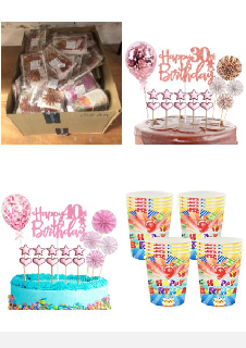 QUANTITY OF ASSORTED ITEMS TO INCLUDE 9TH BIRTHDAY CUPS KIDS PAPER CUPS,9TH PAPER CUPS KIDS PAPER CUPS 9OZ, CUPS KIDS DISPOSABLE CUPS,PAPER CUPS TABLEWARE SET FOR WEDDING BABY SHOWER BIRTHDAY PARTY S