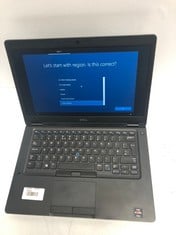 DELL LATITUDE 5495 256GB LAPTOP: MODEL NO P72G. AMD RYZEN 5 PRO 2500U, 8GB RAM, 14.0" SCREEN: LOCATION - A RACK