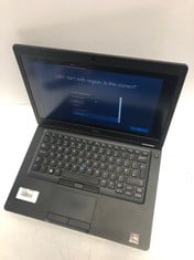 DELL LATITUDE 5495 256GB LAPTOP IN BLACK: MODEL NO P72G (NONE). AMD RYZEN 5 PRO 2500U W/ RADEON VEGA MOBILE GFX, 16GB RAM, 14.0" SCREEN: LOCATION - A RACK