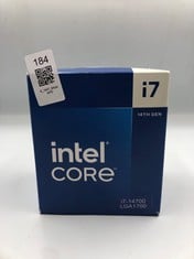 INTEL® CORE™ I7-14700 DESKTOP PROCESSOR 20 CORES (8 P-CORES + 12 E-CORES) UP TO 5.4 GHZ.: LOCATION - A RACK