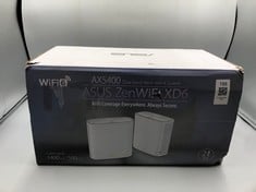 ASUS ZENWIFI XD6 WHOLE HOME MESH WIFI 6 SYSTEM (2 PACK WHITE): COVERAGE UP TO 500M2 (4+ ROOMS), EASY SETUP.: LOCATION - A RACK