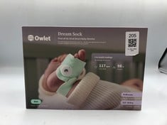 OWLET DREAM SOCK® - SMART BABY MONITOR - TRACK LIVE PULSE (HEART) RATE, OXYGEN IN INFANTS: LOCATION - A RACK