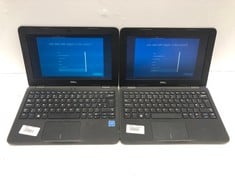 2X DELL LATITUDE 3190, 11.52 SCREEN, 4GB RAM, 64GB STORAGE, INTEL CELERON N4120 CPU @ 1.10GHZ, BLACK, MODEL P26T004 LAPTOPS.: LOCATION - A RACK