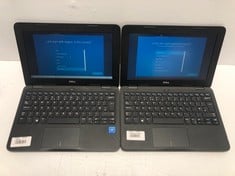 2X DELL LATITUDE 3190, 11.52 SCREEN, 4GB RAM, 64GB STORAGE, INTEL CELERON N4120 CPU @ 1.10GHZ, BLACK, MODEL P26T004 LAPTOPS.: LOCATION - A RACK