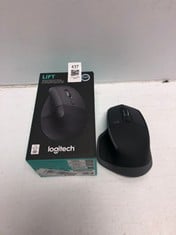 LOGITECH LIFT VERTICAL ERGONOMIC MOUSE + LOGITECH MX MASTER 2S MOUSE: LOCATION - A RACK