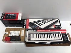 QUANTITY OF ITEMS TO INCLUDE M-AUDIO KEYSTATION MINI 32 MK3: LOCATION - A RACK