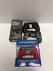 QUANTITY OF ITEMS TO INCLUDE DUALSHOCK 4 WIRELESS CONTROLLER : LOCATION - A RACK