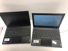 2X LENOVO 100E CHROMEBOOK 2ND GEN 4GB RAM 32GB STORAGE  LAPTOP..: LOCATION - B RACK