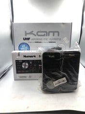 QUANTITY OF ITEMS TO INCLUDE NUMARK DJ 2 GO 2 TOUCH: LOCATION - B RACK