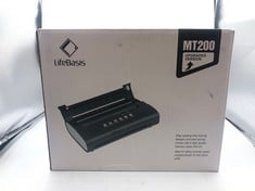 LIFE BASIS UPGRADED VERSION MT200 THERMAL TATTOO TRANSFER MACHINE: LOCATION - B RACK