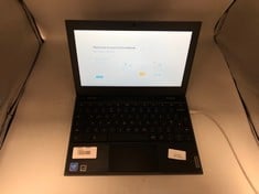 LENOVO CHROMEBOOK 100E 2ND GEN 32GB LAPTOP: MODEL NO 81MA. INTEL CELERON N4020, 4GB RAM, 11.6" SCREEN: LOCATION - A RACK