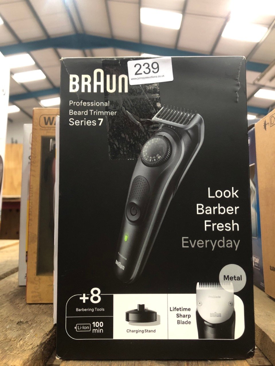 QUANTITY OF HEALTH & BEAUTY ITEMS TO INCLUDE BRAUN BEARD TRIMMER SERIES 7 & HAIR CLIPPERS WITH GILLETTE PROGLIDE MEN'S RAZOR, 40 LENGTH TINGS, GIFTS FOR MEN, 100-MIN RUNTIME, BT7440, SILVER: LOCATION