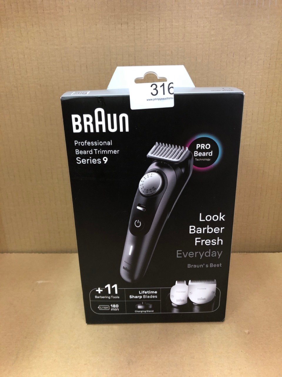 BRAUN PROFESSIONAL BEARD TRIMMER SERIES 9: LOCATION - C