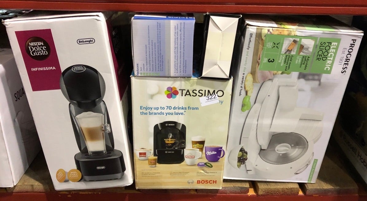 QUANTITY OF KITCHEN & APPLIANCES ITEMS TO INCLUDE NESCAFÉ DOLCE GUSTO EDG 260.G IN FINISSIMA DOLCE GUSTO POD CAPSULE COFFEE MACHINE, 1470 W, 1.2 LITERS, BLACK AND CHARCOAL: LOCATION - C