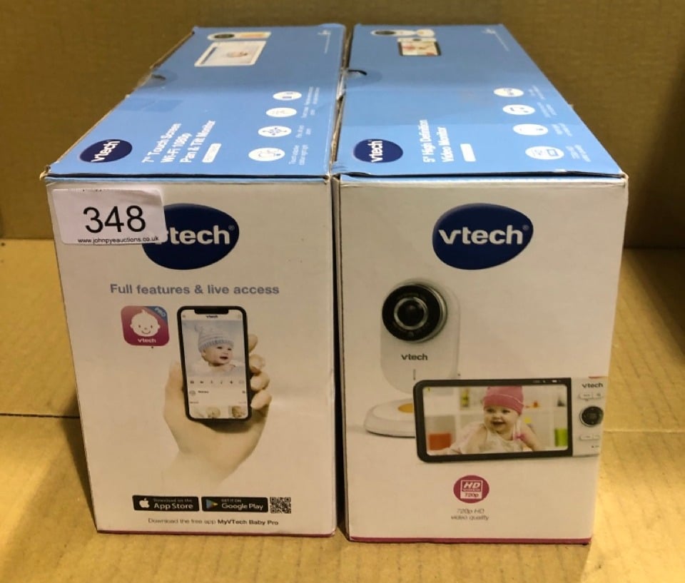 QUANTITY OF ITEMS TO INCLUDE 1 X VTECH RM7768HD VIDEO BABY MONITOR WITH WIFI,360Â PAN & TILT CAMERA,BABY MONITOR WITH 7"TOUCH SCREEN,1080P HD VIDEO,135°WIDE VIEW,NIGHT LIGHT,NIGHT VISION,TEMPERATURE