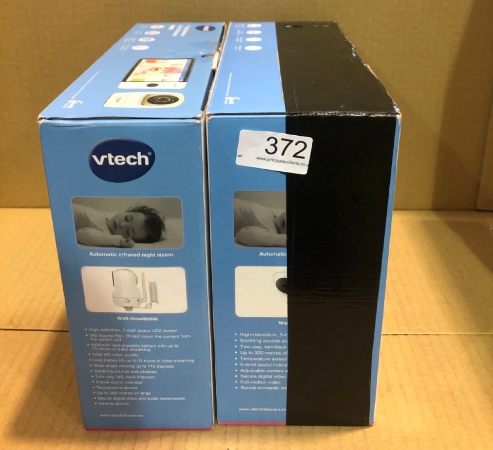 QTY OF ITEMS TO INCLUDE 1 X VTECH VM919HD BABY MONITOR WITH CAMERA, 360° PAN AND TILT,VIDEO BABY MONITOR WITH 7" 720P HD DISPLAY, 110° WIDE-ANGLE VIEW, HD NIGHT VISION, 1000 FT LONG RANGE, UP TO 7-HR