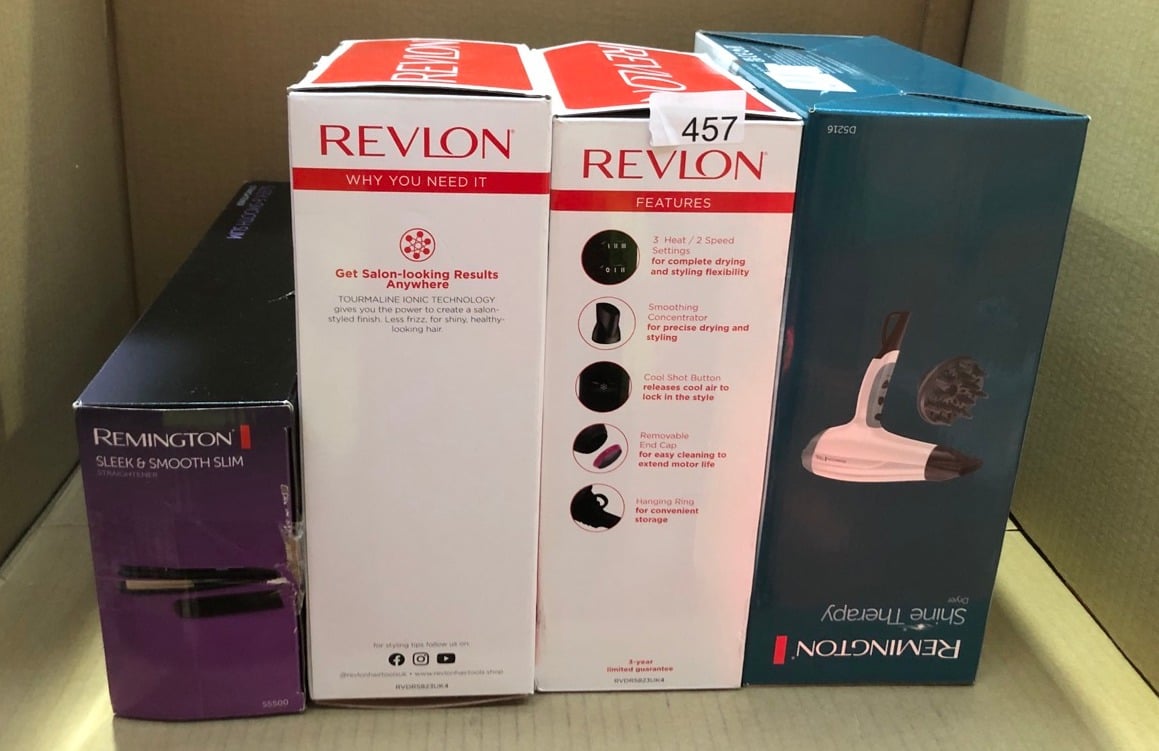 QUANTITY OF HEALTH & BEAUTY ITEMS TO INCLUDE REVLON RVDR5823UK HARMONY DRY & STYLE 1600W HAIR DRYER: LOCATION - D