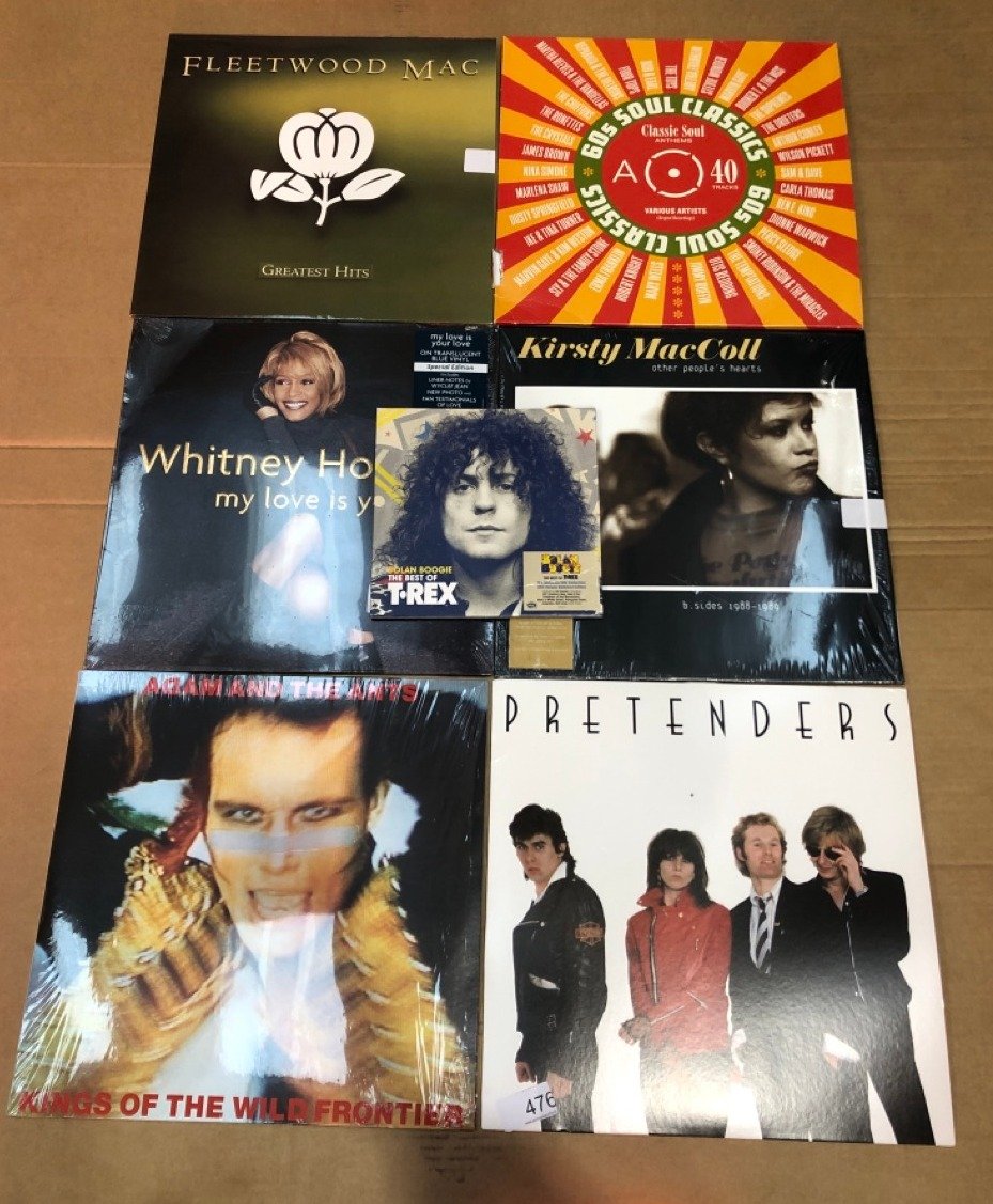 QUANTITY OF VINYLS TO INCLUDE PRETENDERS (2018 REMASTER) [VINYL]: LOCATION - D