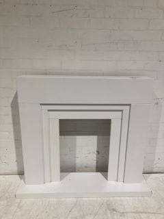 WHITE ELECTRIC FIREPLACE SURROUND RRP £229