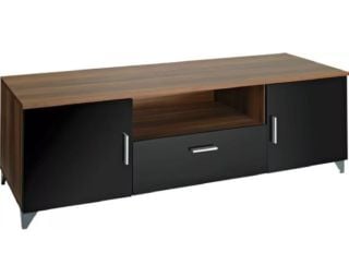 BLACK GLOSS/ WALNUT TV UNIT RRP £179