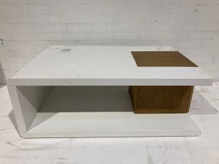 WHITE + OAK STORAGE COFFEE TABLE RRP £179