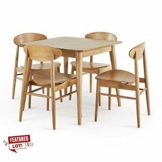 SOLID OAK 4 SEAT DINING SET RRP £699