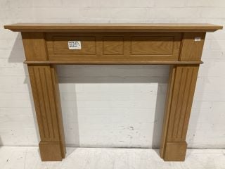 ORNATE OAK FIRE SURROUND RRP £249