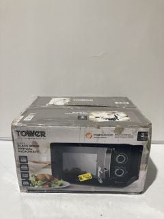 TOWER 20L BLACK 800W MANUAL MICROWAVE