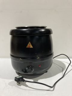 A BOX TO INCLUDE A SOUP WARMER MODEL:SOUP CAPACITY 10L 400W AND UTENSILS