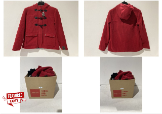 A BOX TO INCLUDE ATMOSPHERE RED WOMENS COAT UK 14