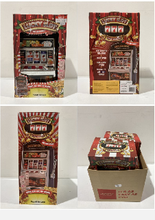 A BOX TO INCLUDE LUCKY SLOT ONE ARM BANDIT