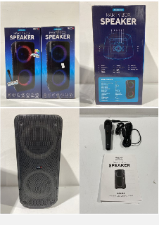 2X RED5 WIRELESS PARTY BOX SPEAKER TOTAL RRP £120