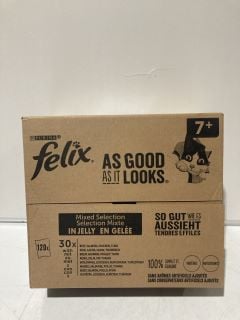 2X FELIX MIXED SELECTION IN JELLY 30X CAT FOOD 7+