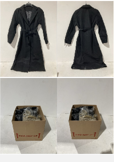 A BOX TO INCLUDE SEBO BLACK PINK WOMENS OVERCOAT