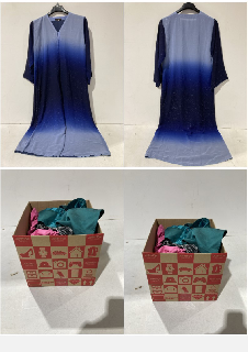 A BOX TO INCLUDE SUMAYAH BLUE DRESS