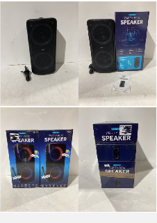 2X RED5 WIRELESS PARTY BOX SPEAKER TOTAL RRP £120