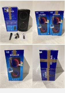 2X RED5 WIRELESS PARTY BOX SPEAKER TOTAL RRP £120