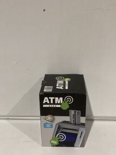 A BOX OF ASSORTED ITEMS TO INCLUDE ATM TOUCH SCREEN BANK KIDS TOY