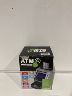 A BOX OF ASSORTED ITEMS TO INCLUDE ATM TOUCH SCREEN BANK KIDS TOY