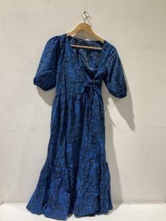 3 X BRAVE SOUL LONDON BLUE ANIMAL DRESS SIZE S RRP  £60