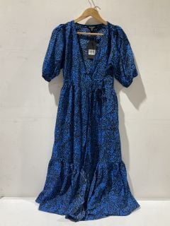 4 X BRAVE SOUL LONDON BLUE ANIMAL DRESS SIZE S RRP  £30