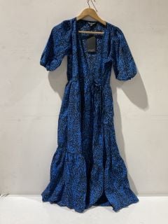 4 X BRAVE SOUL LONDON BLUE ANIMAL DRESS SIZE S RRP  £30