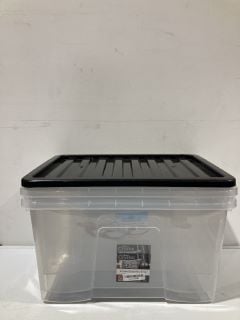 3 X PLASTIC STORAGE BOXES