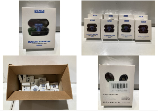 BOX OF BLACK XG-13 EARPHONES VERSION V5.0 + EDR